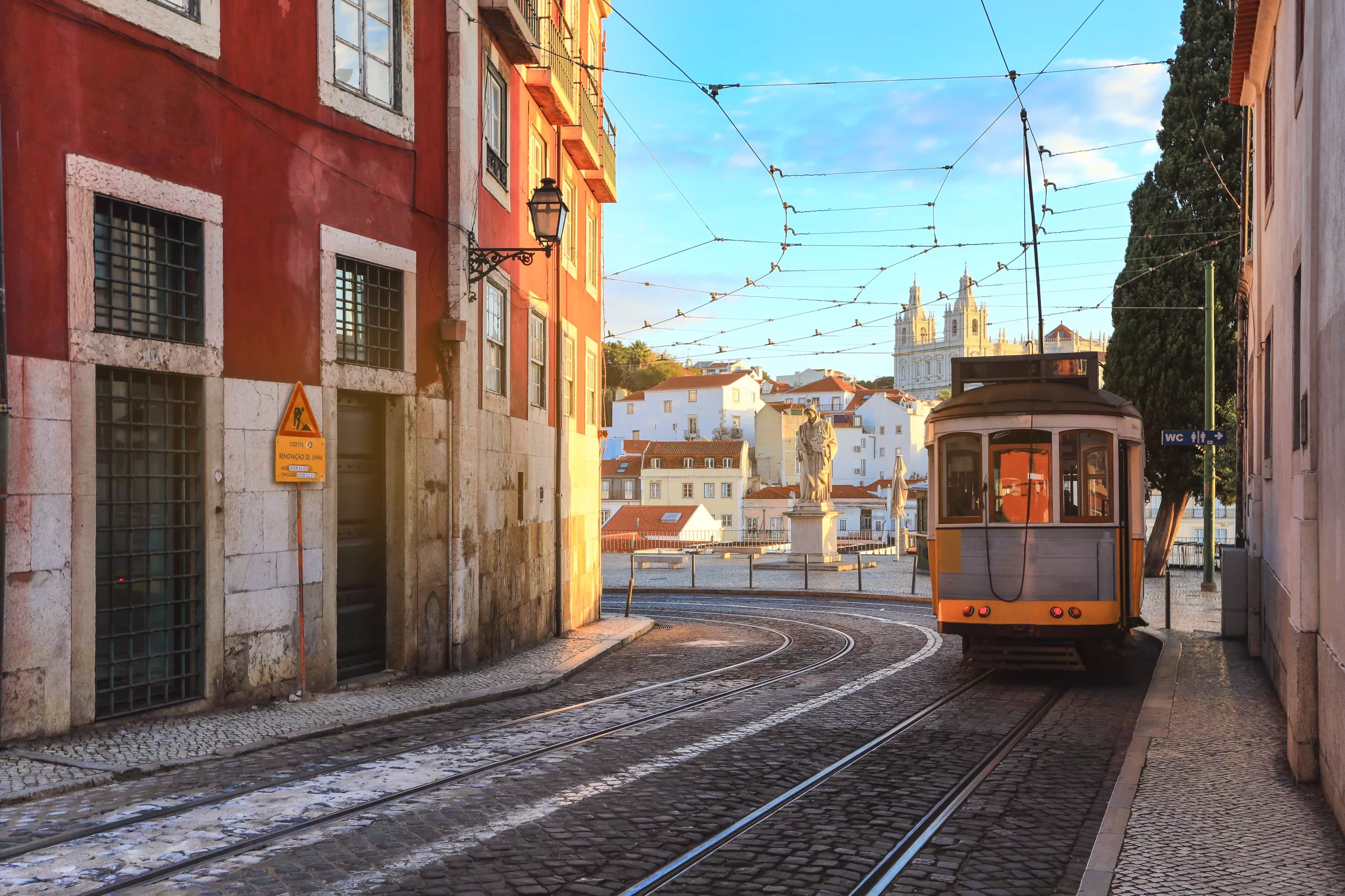 an-old-traditional-tram-carriage-in-the-city-centre-of-lisbon-portugal